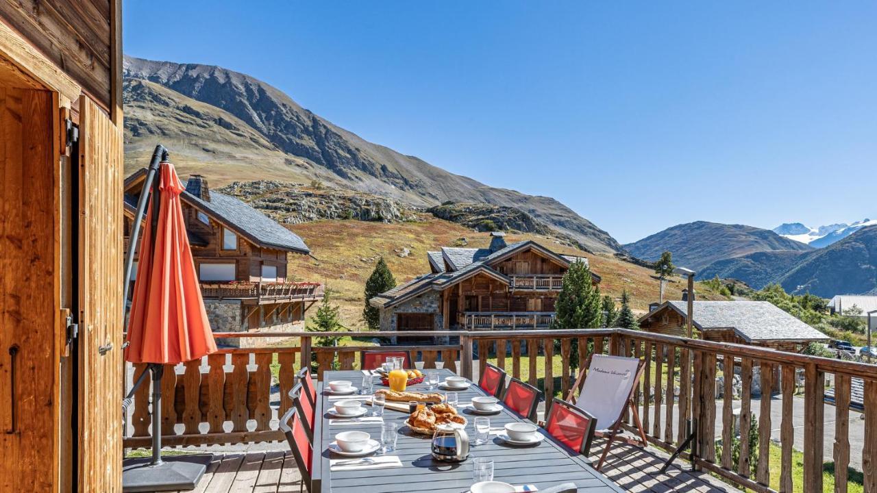 Madame Vacances Les Chalets De L'Altiport Alpe d'Huez Kültér fotó