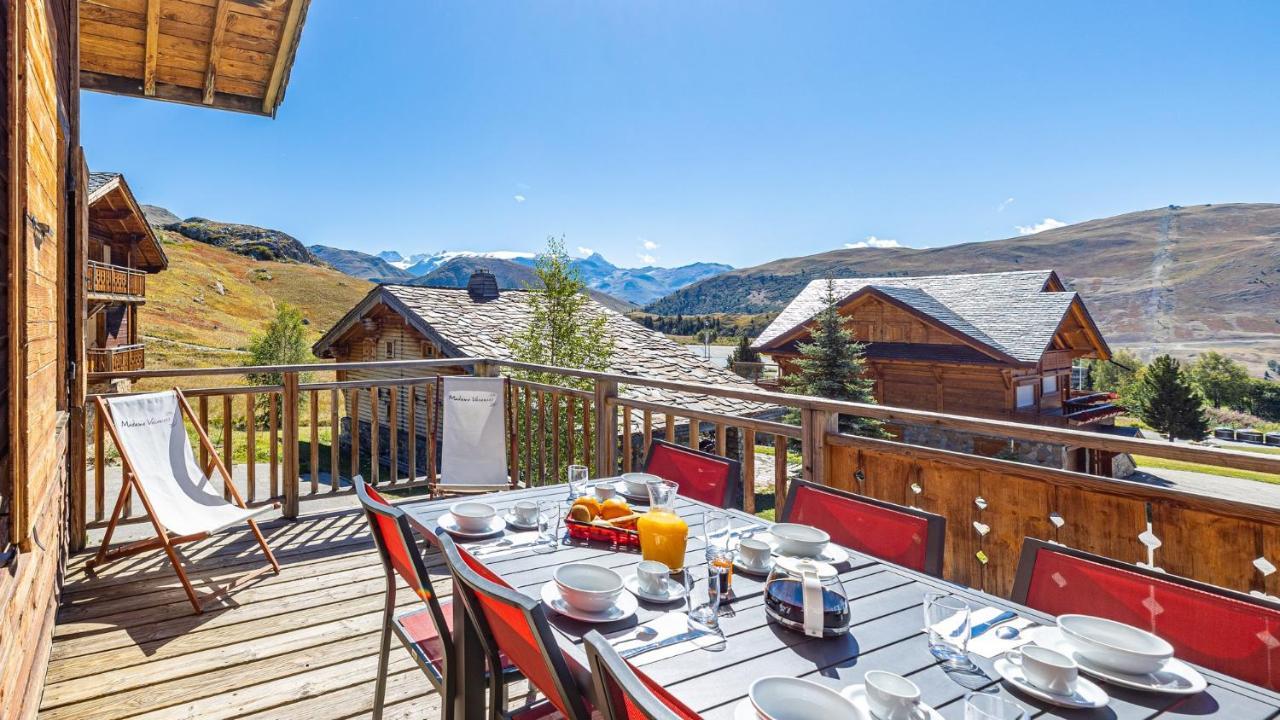 Madame Vacances Les Chalets De L'Altiport Alpe d'Huez Kültér fotó