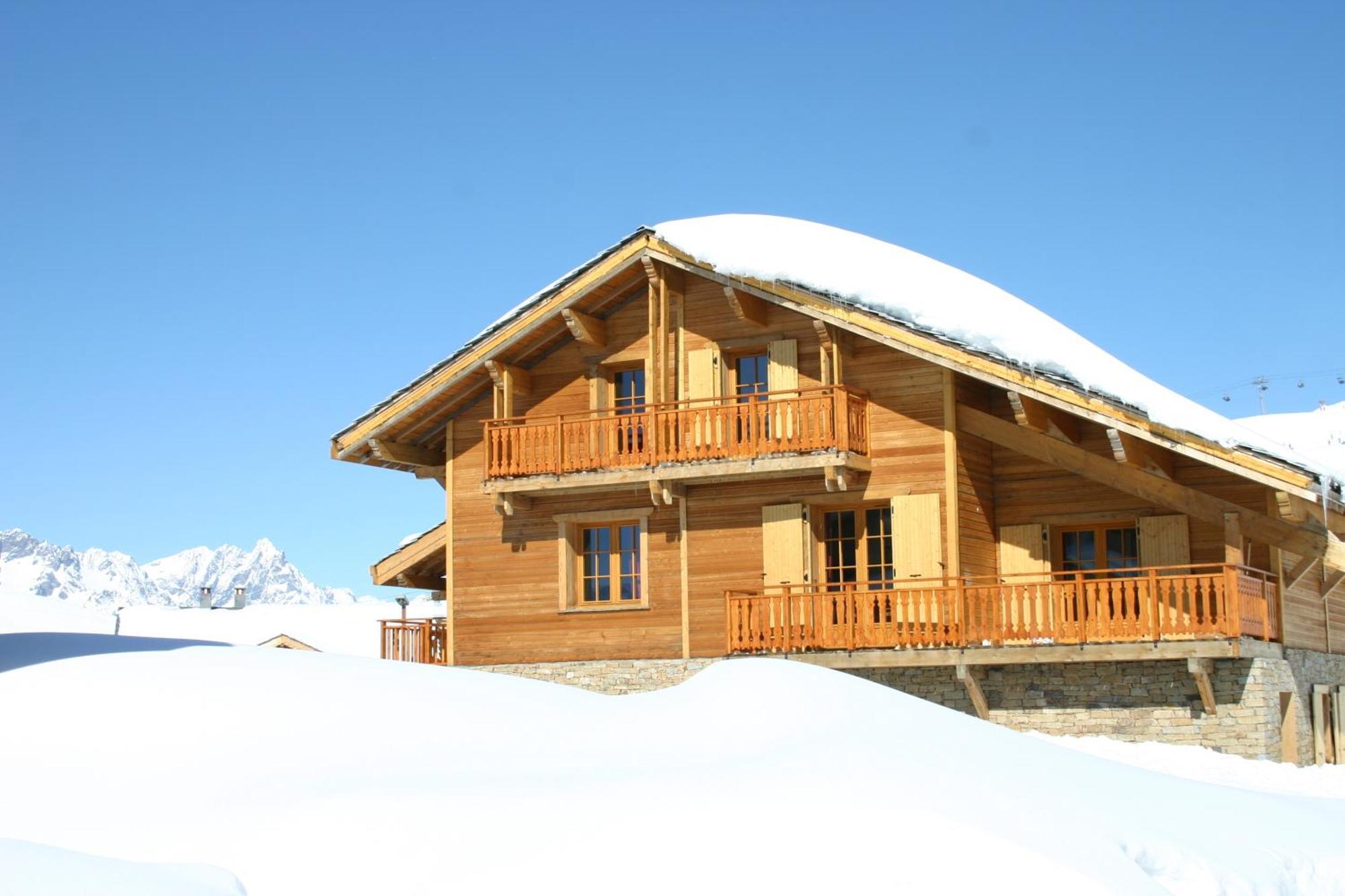 Madame Vacances Les Chalets De L'Altiport Alpe d'Huez Kültér fotó